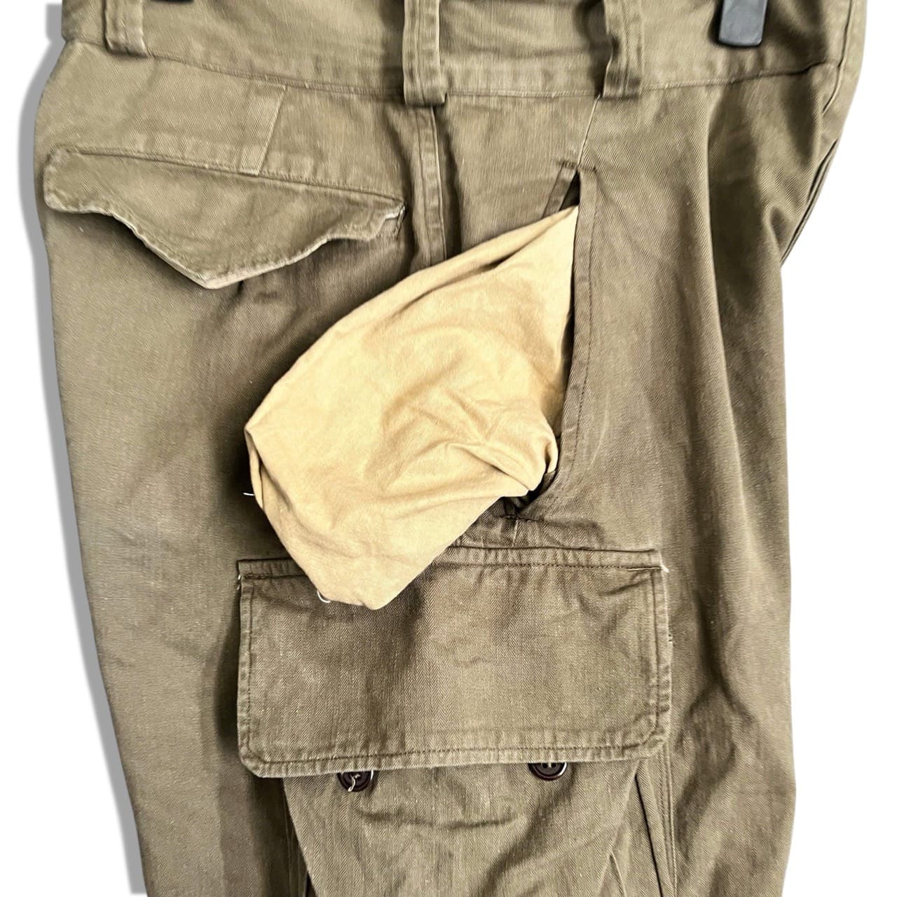 50s France Army M-47 HBT Cargo Pants 21