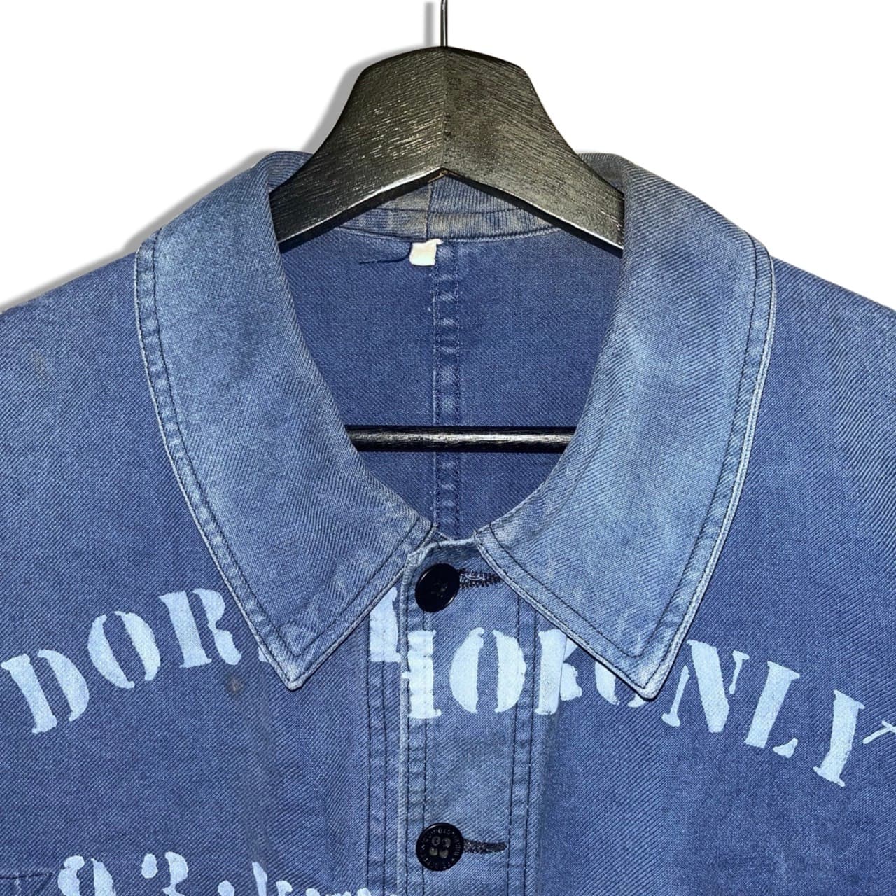 60s French Cotton Twill Work Jacket 3