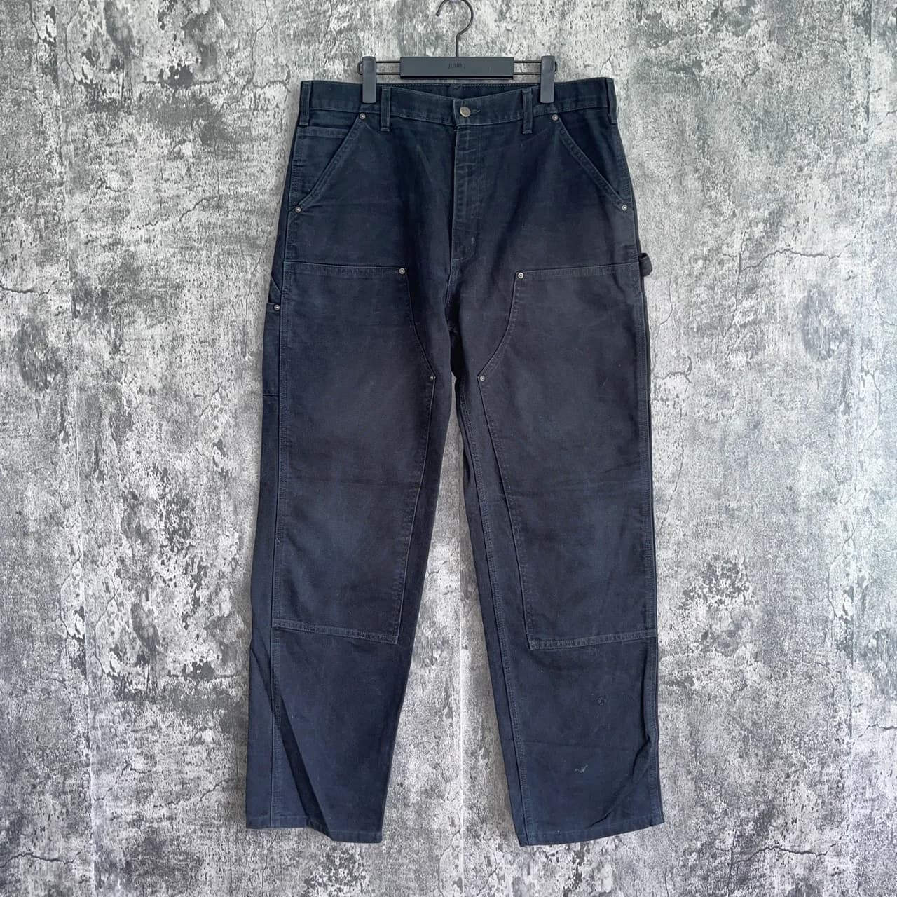 Carhartt B136 BLK Double Knee Pants