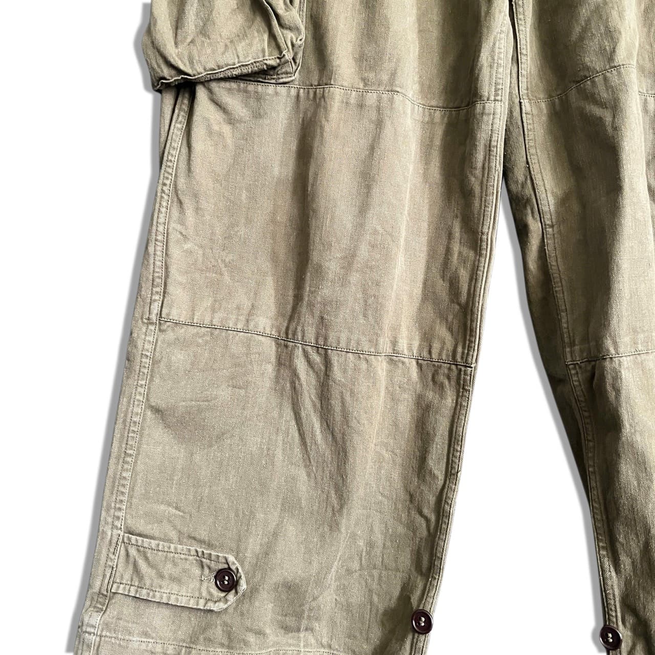 50s France Army M-47 HBT Cargo Pants 8