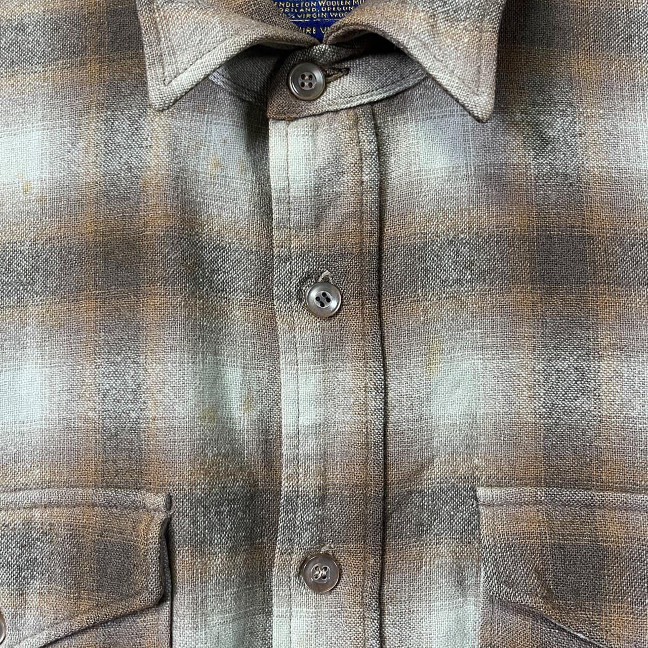 60-70s Pendleton Wool Shirt 6