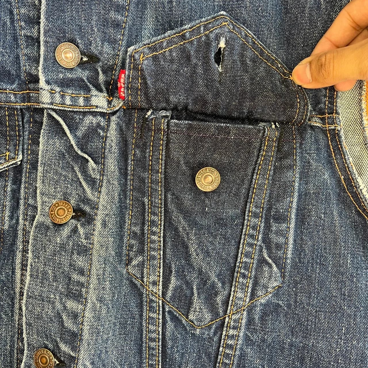70s Levi's 70505E Denim Jacket 7