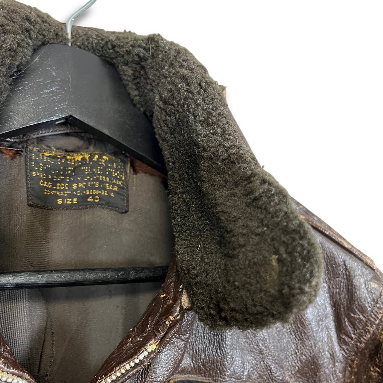 50s US NAVY G-1 Flight Jacket 5
