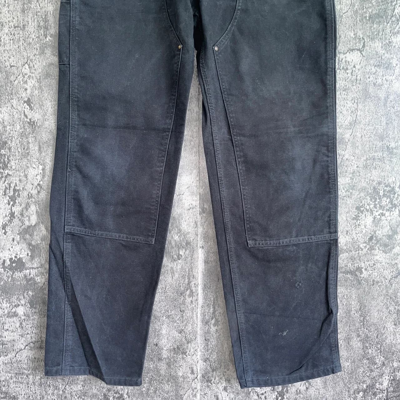 Carhartt B136 BLK Double Knee Pants 4