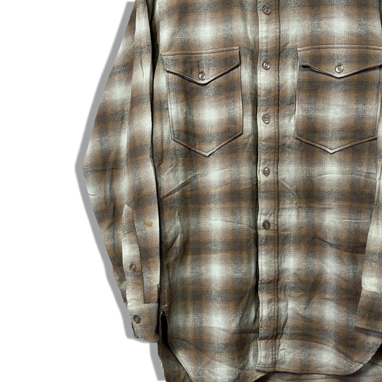 60-70s Pendleton Wool Shirt 8