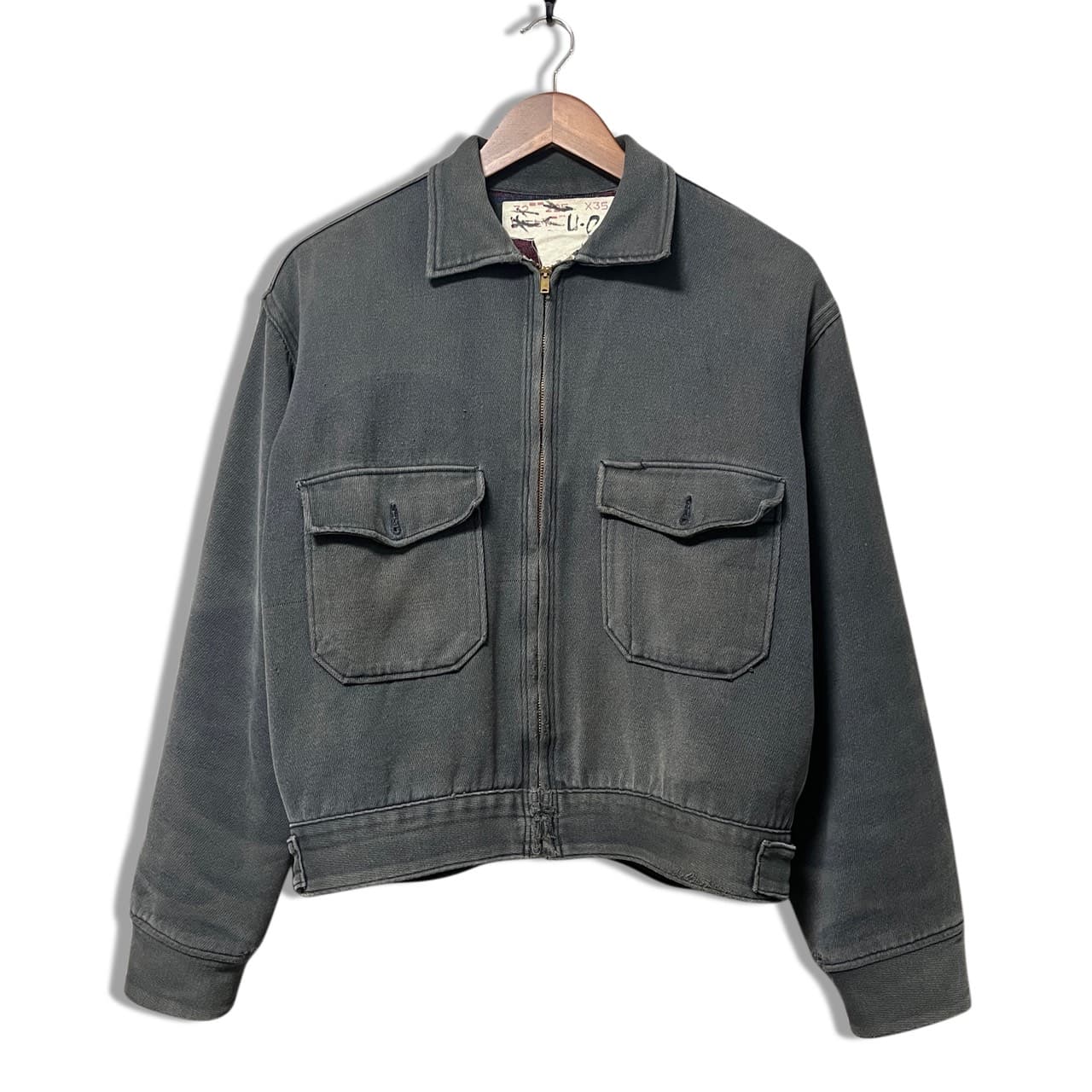 50s Black Whipcord Jacket