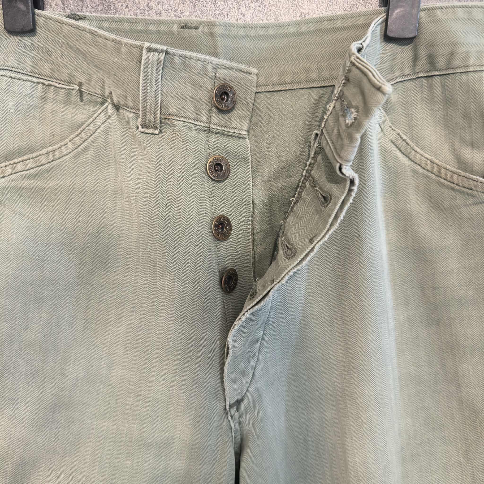 40s USMC P-47 HBT Trousers 3