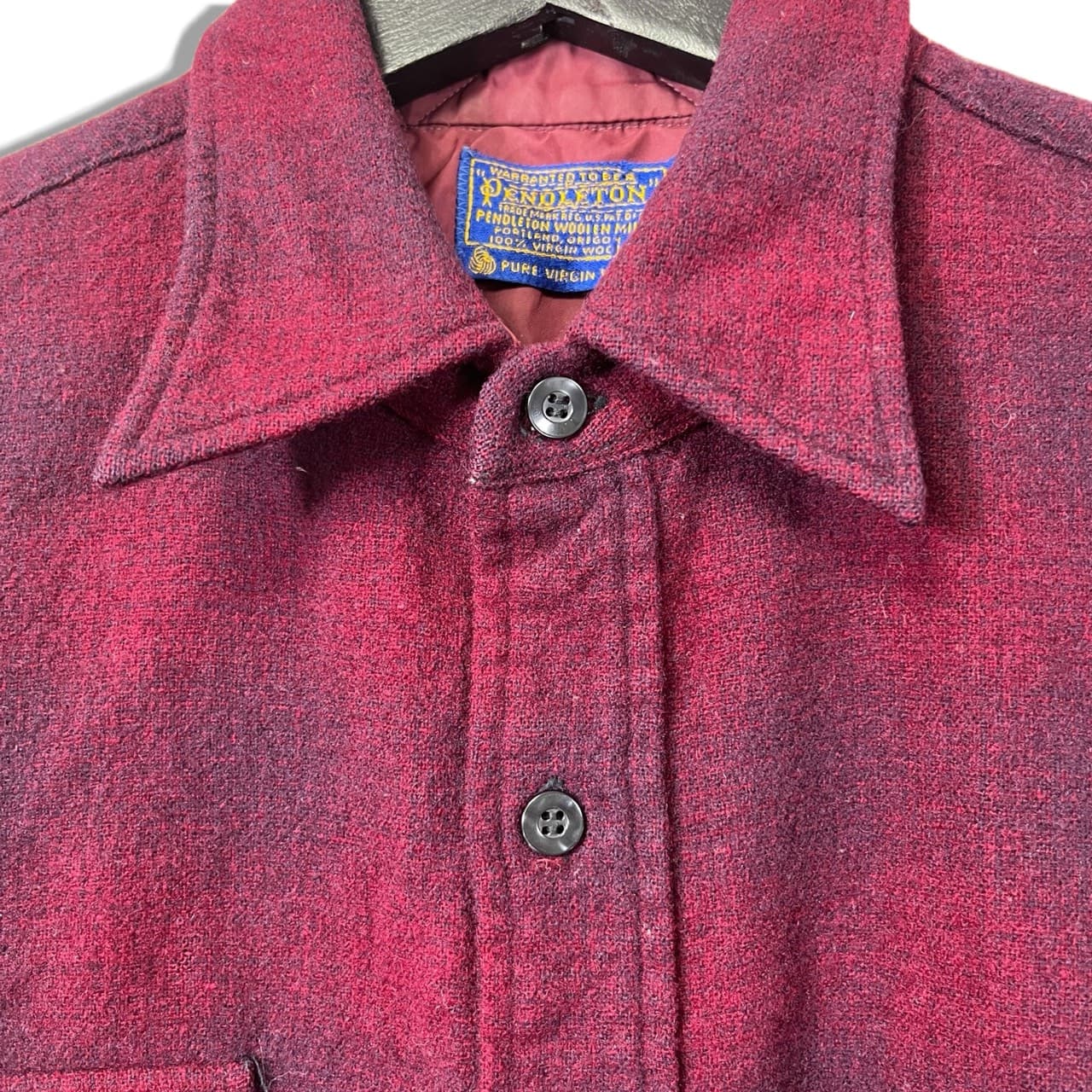 60-70s Pendleton Wool Shirt 4