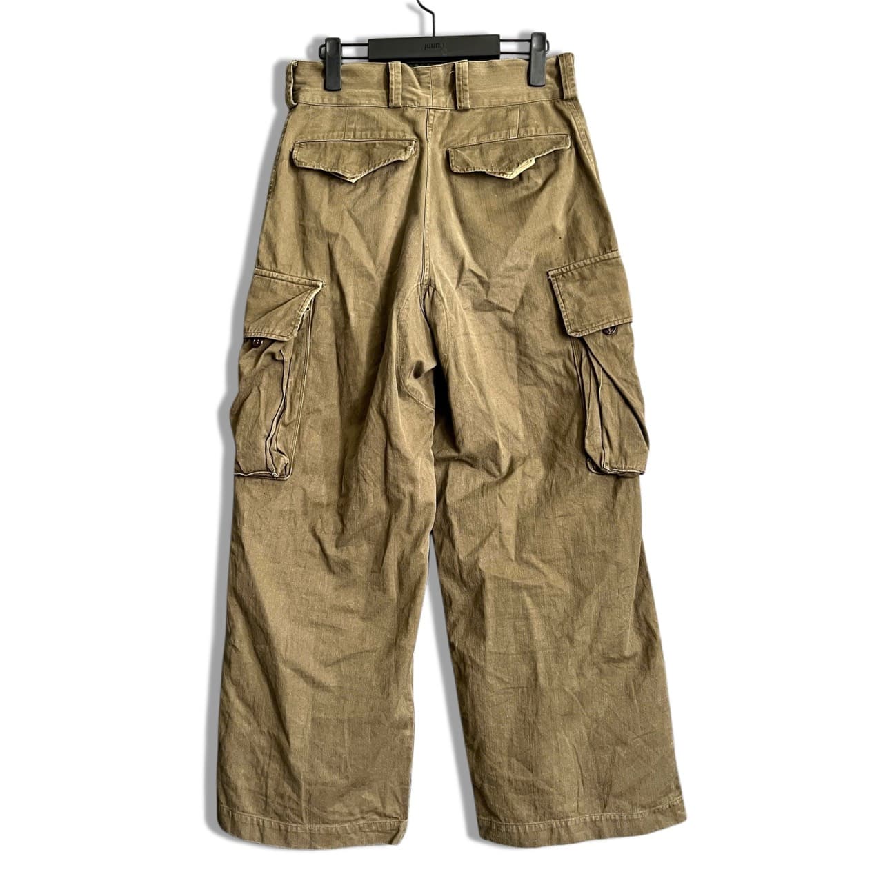 50s France Army M-47 HBT Cargo Pants 2