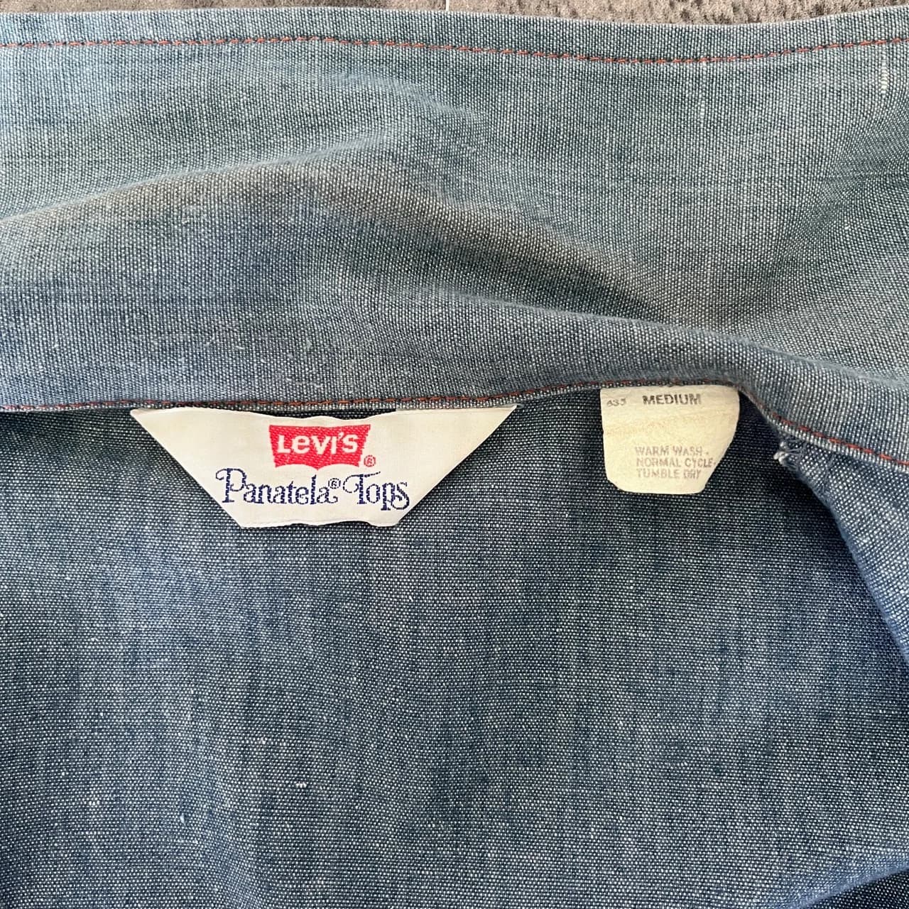 70s Levi's Chambray Shirt 14