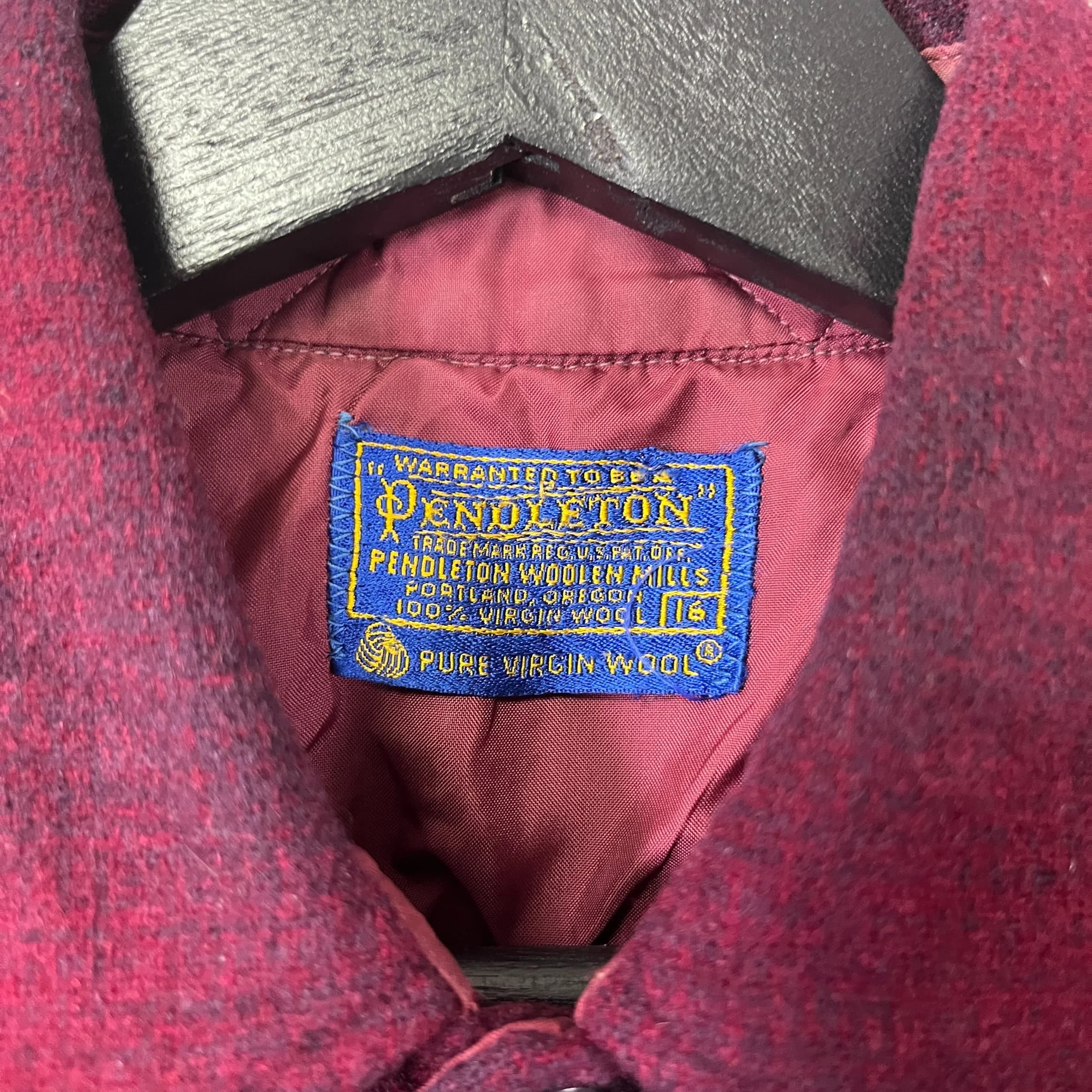 60-70s Pendleton Wool Shirt 5