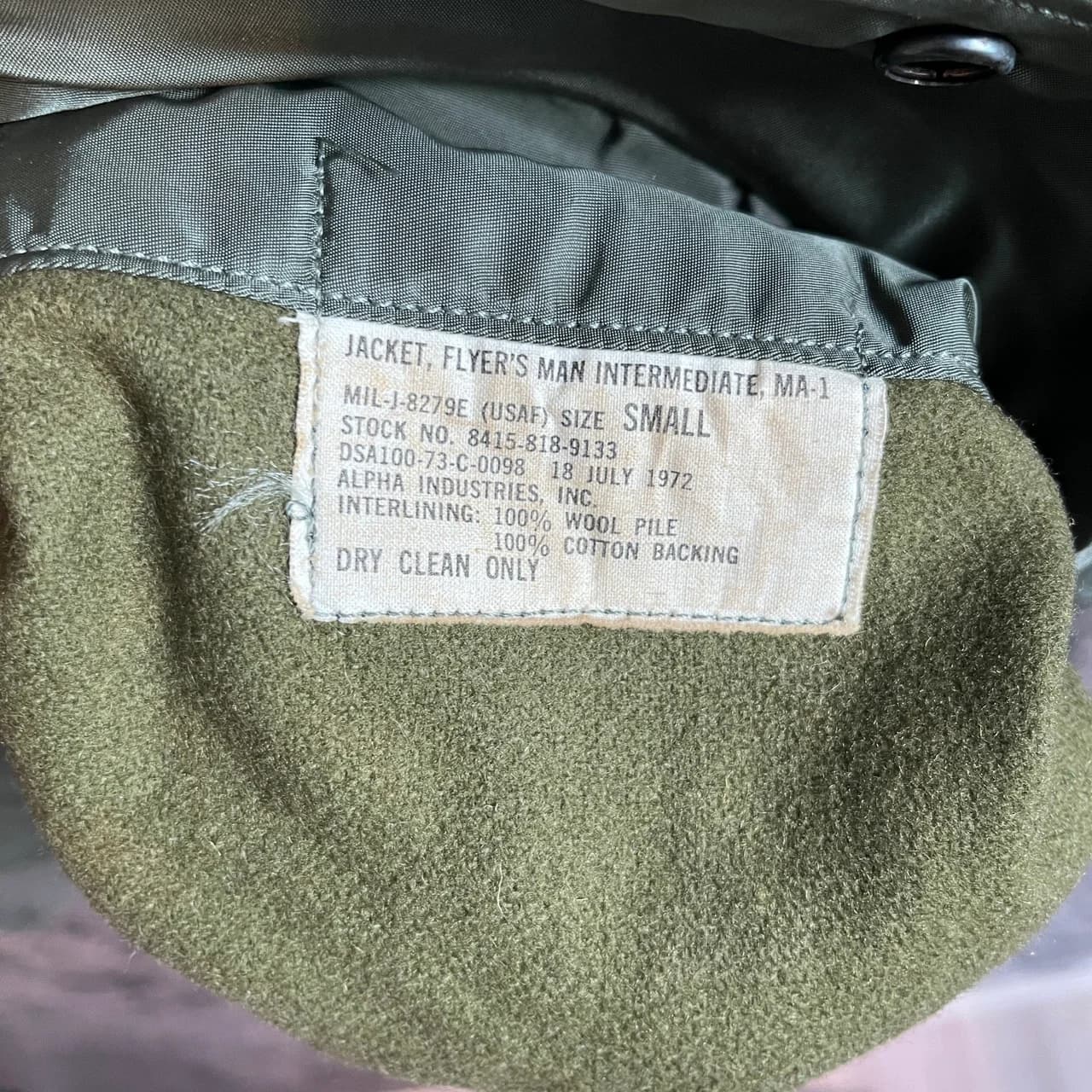70s USAF MA-1 Flight Jacket 4