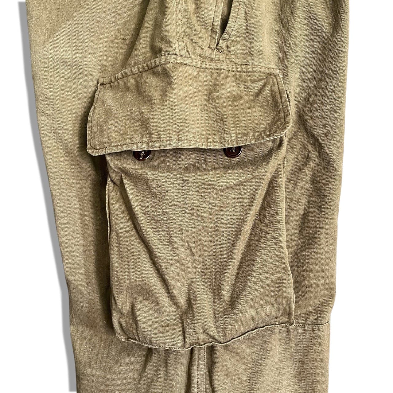 50s France Army M-47 HBT Cargo Pants 18
