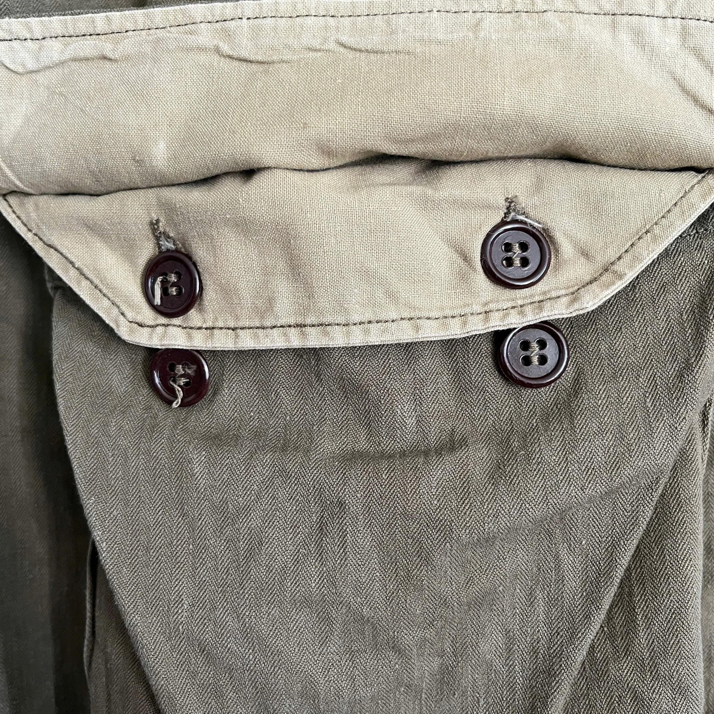50s France Army M-47 HBT Cargo Pants 20