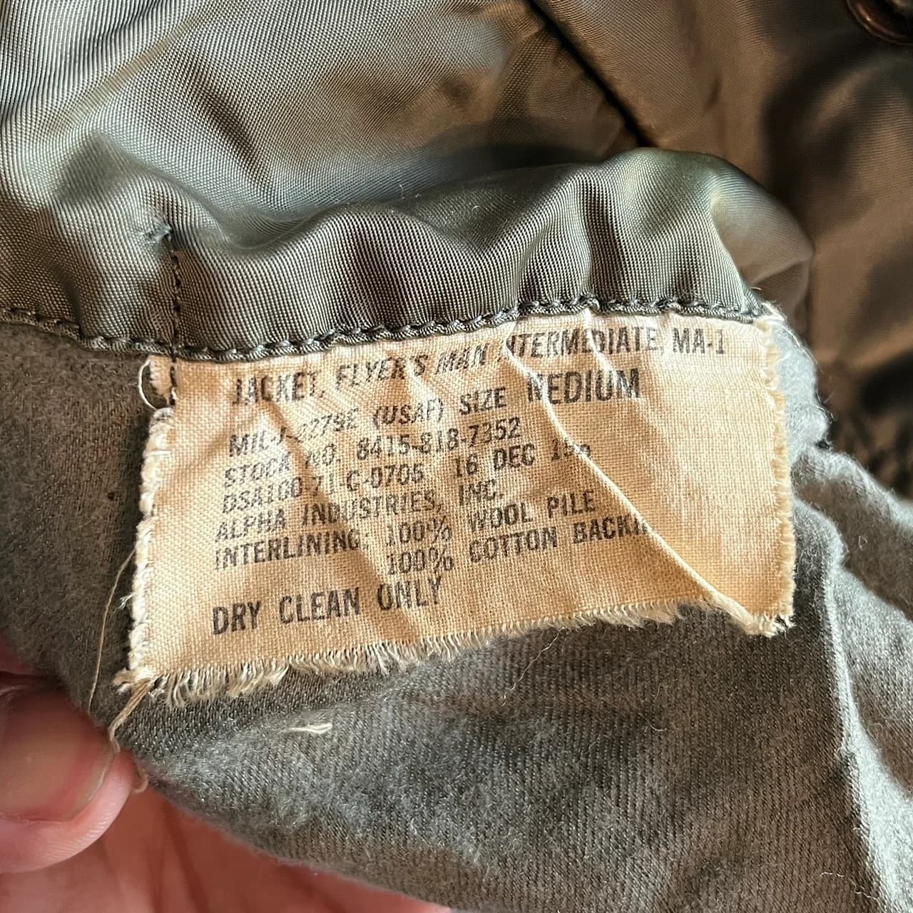 70s USAF MA-1 Flight Jacket 4