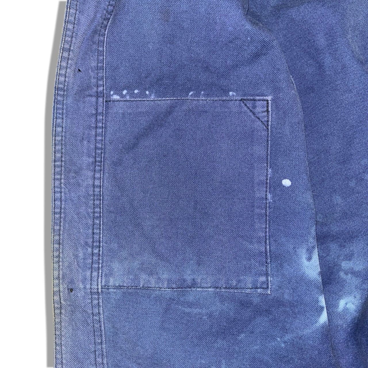 60s French Cotton Twill Work Jacket 16