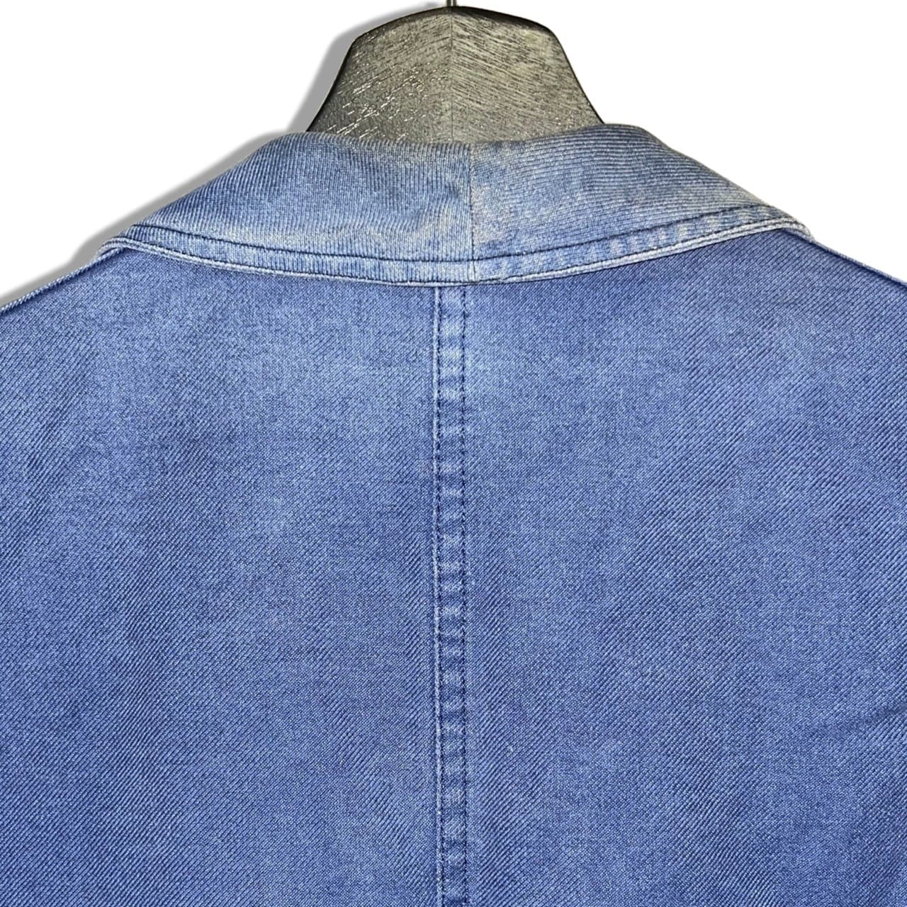 60s French Cotton Twill Work Jacket 13