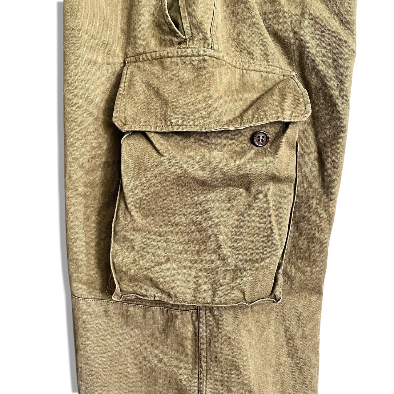 50s France Army M-47 HBT Cargo Pants 25