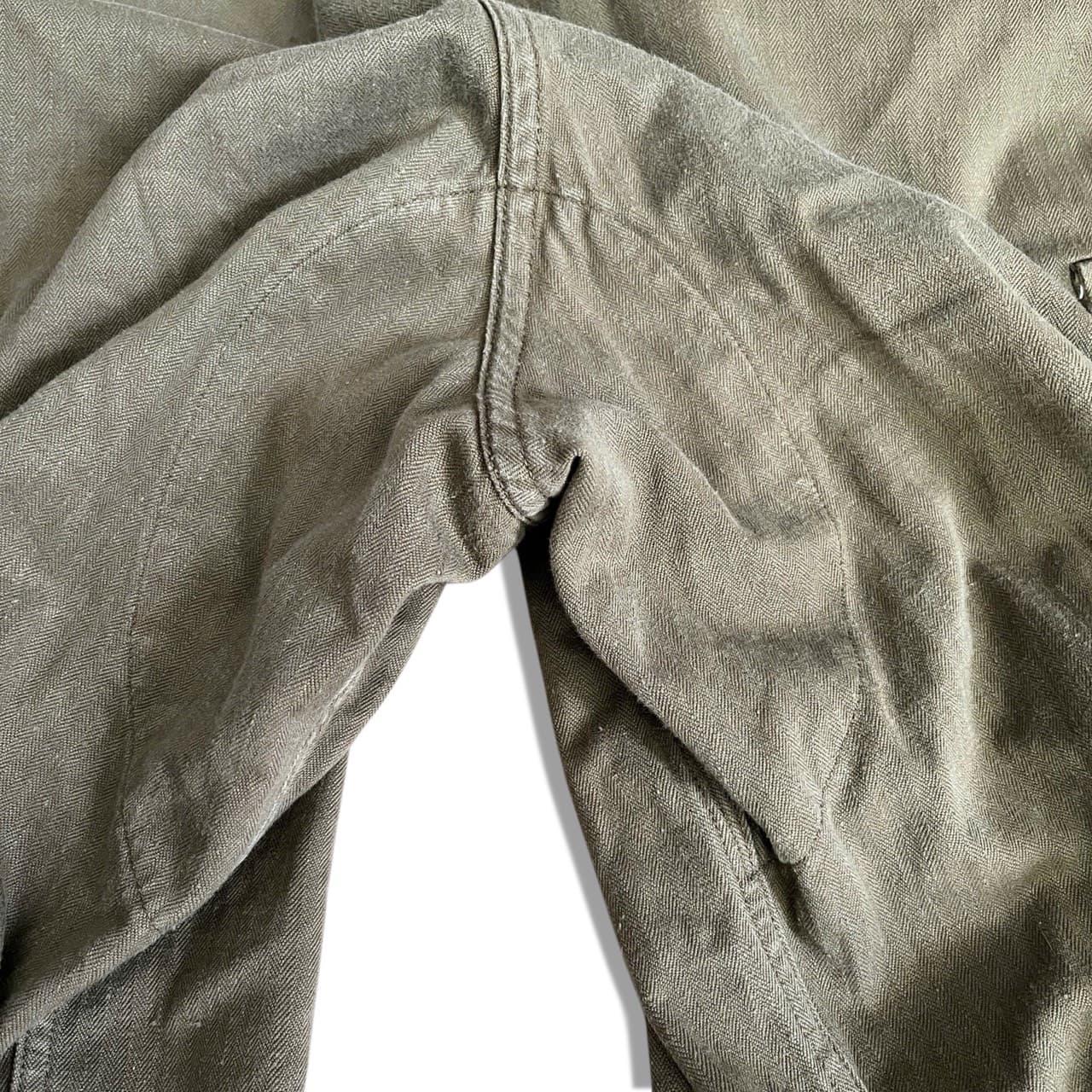 50s France Army M-47 HBT Cargo Pants 34