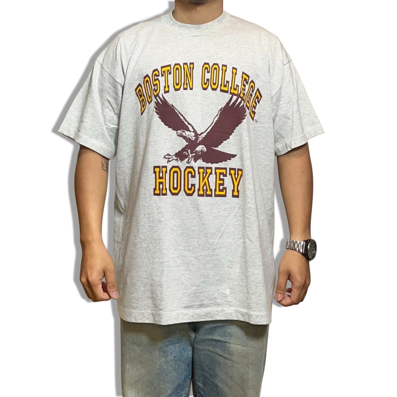 90s Boston College Hockey Tee 3