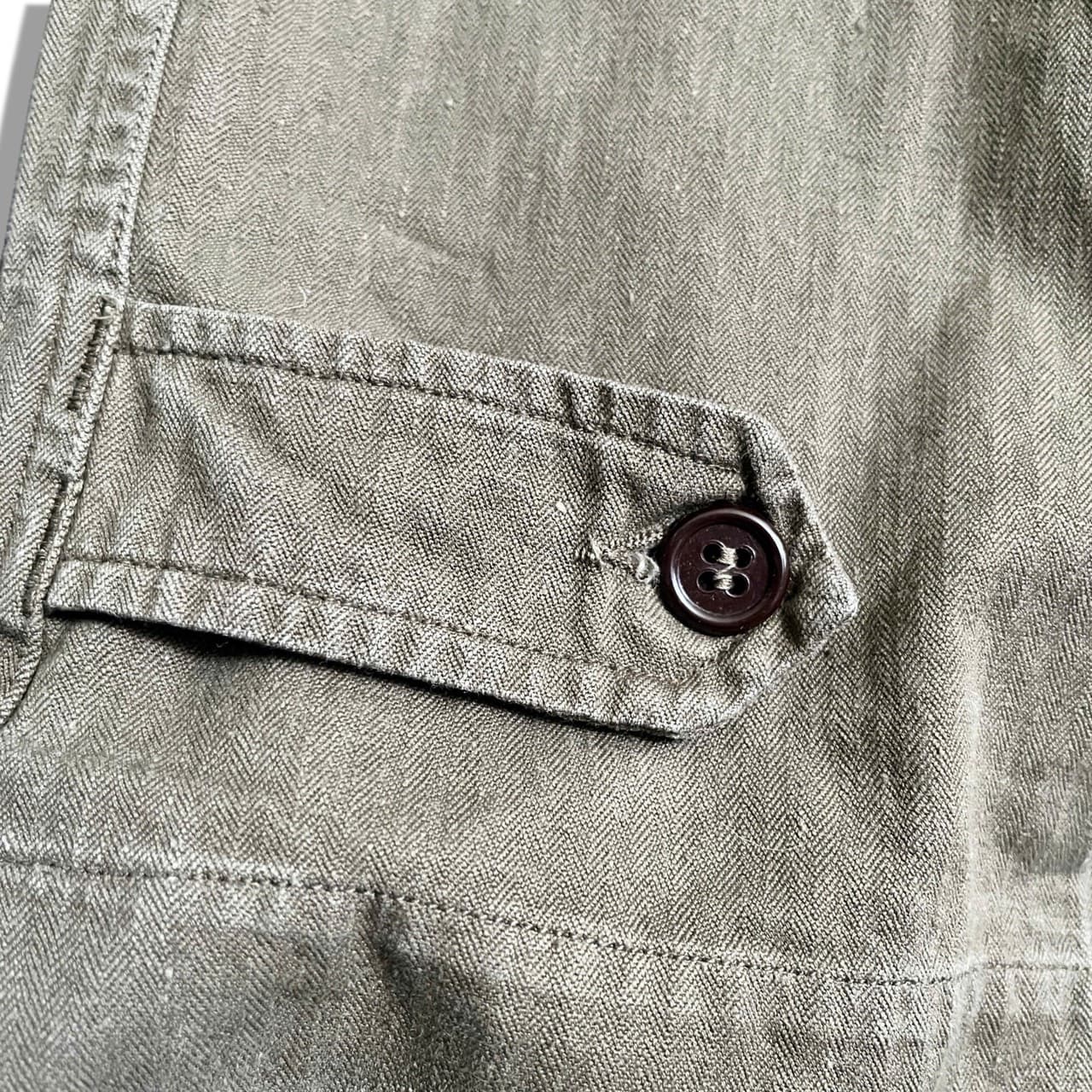 50s France Army M-47 HBT Cargo Pants 10