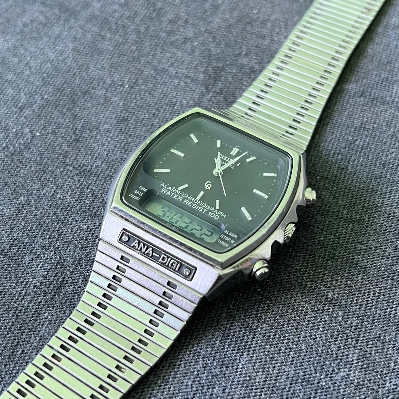 80s Vintage Citizen Ana-Digi Watch