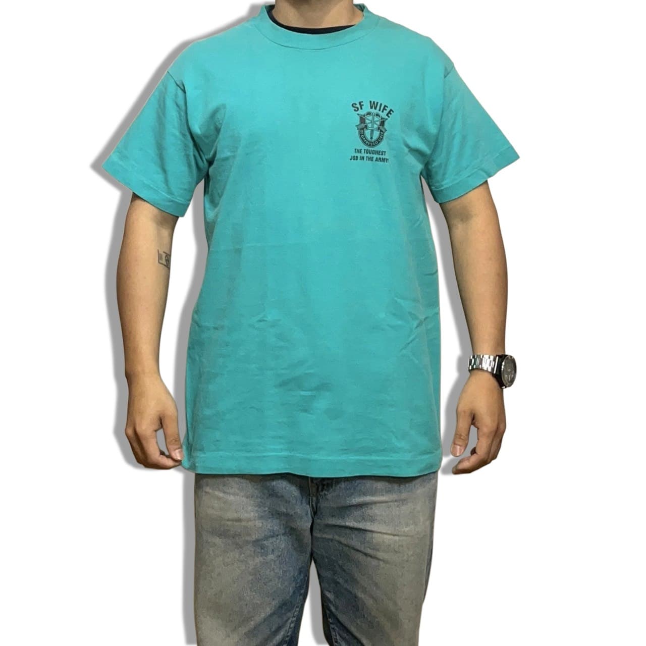 80s SF WIFE Army Tee 3