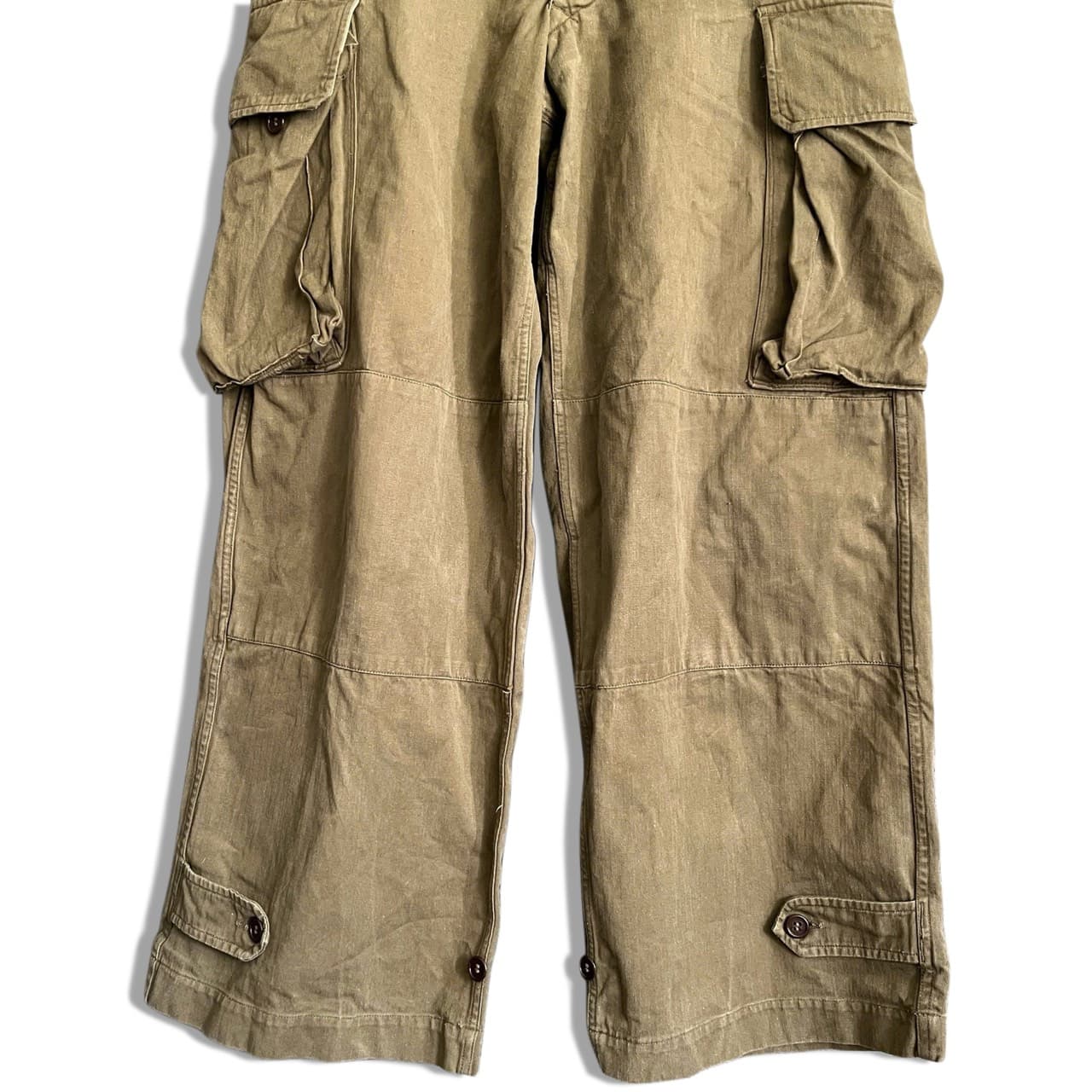 50s France Army M-47 HBT Cargo Pants 6