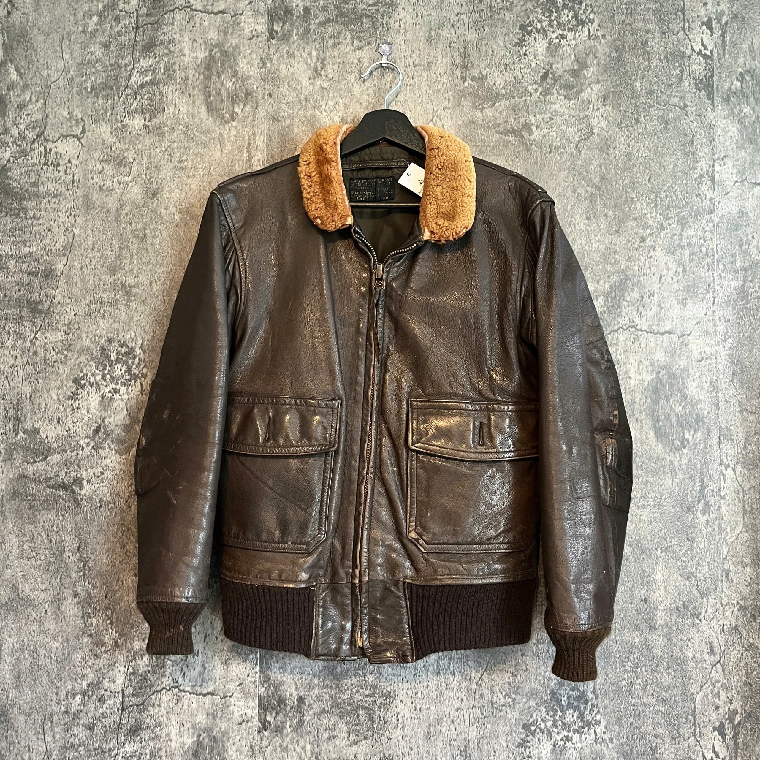 60s US NAVY G-1 Flight Jacket