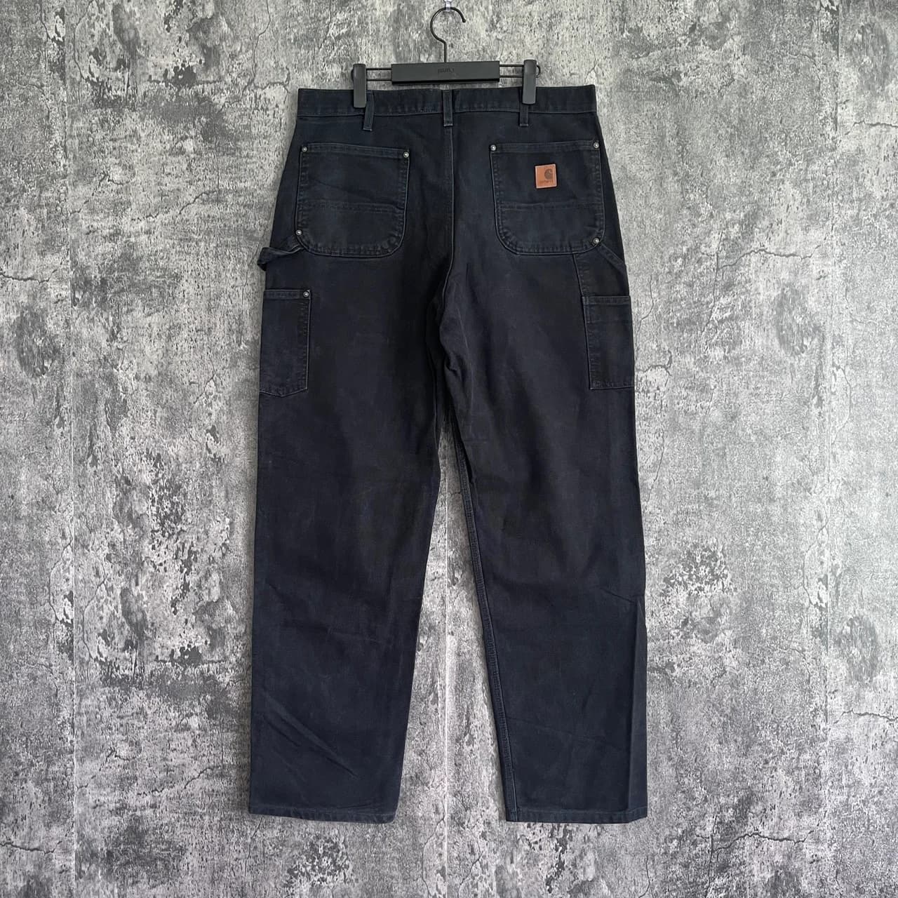 Carhartt B136 BLK Double Knee Pants 2