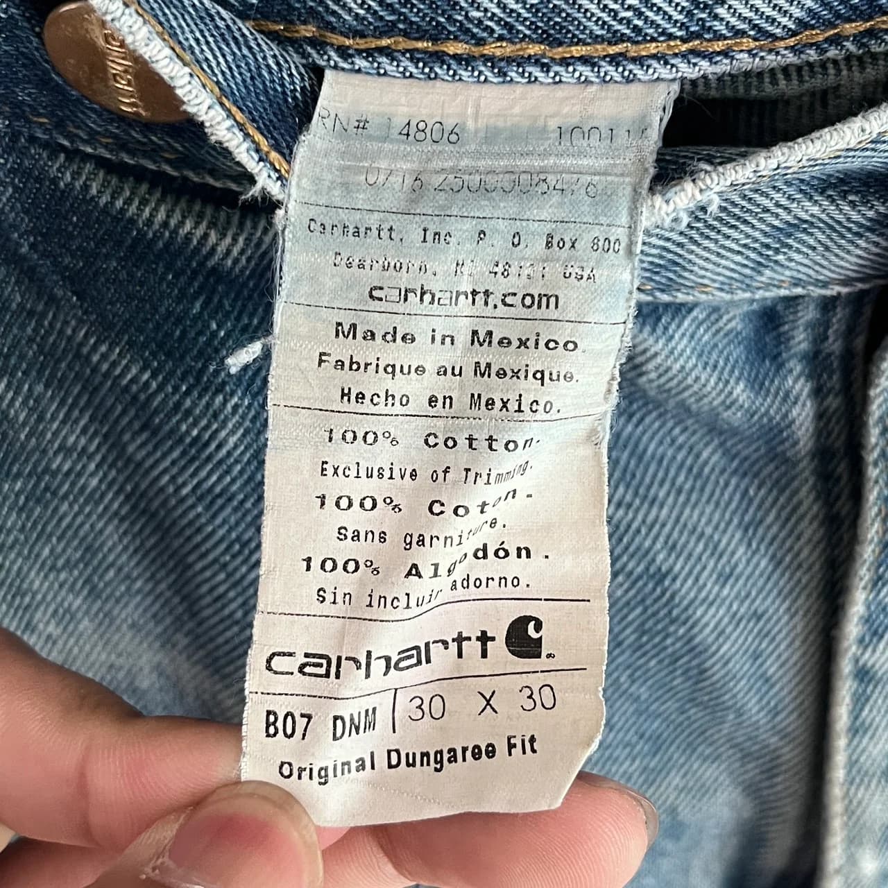 Carhartt B07 DNM Double Knee Pants 5
