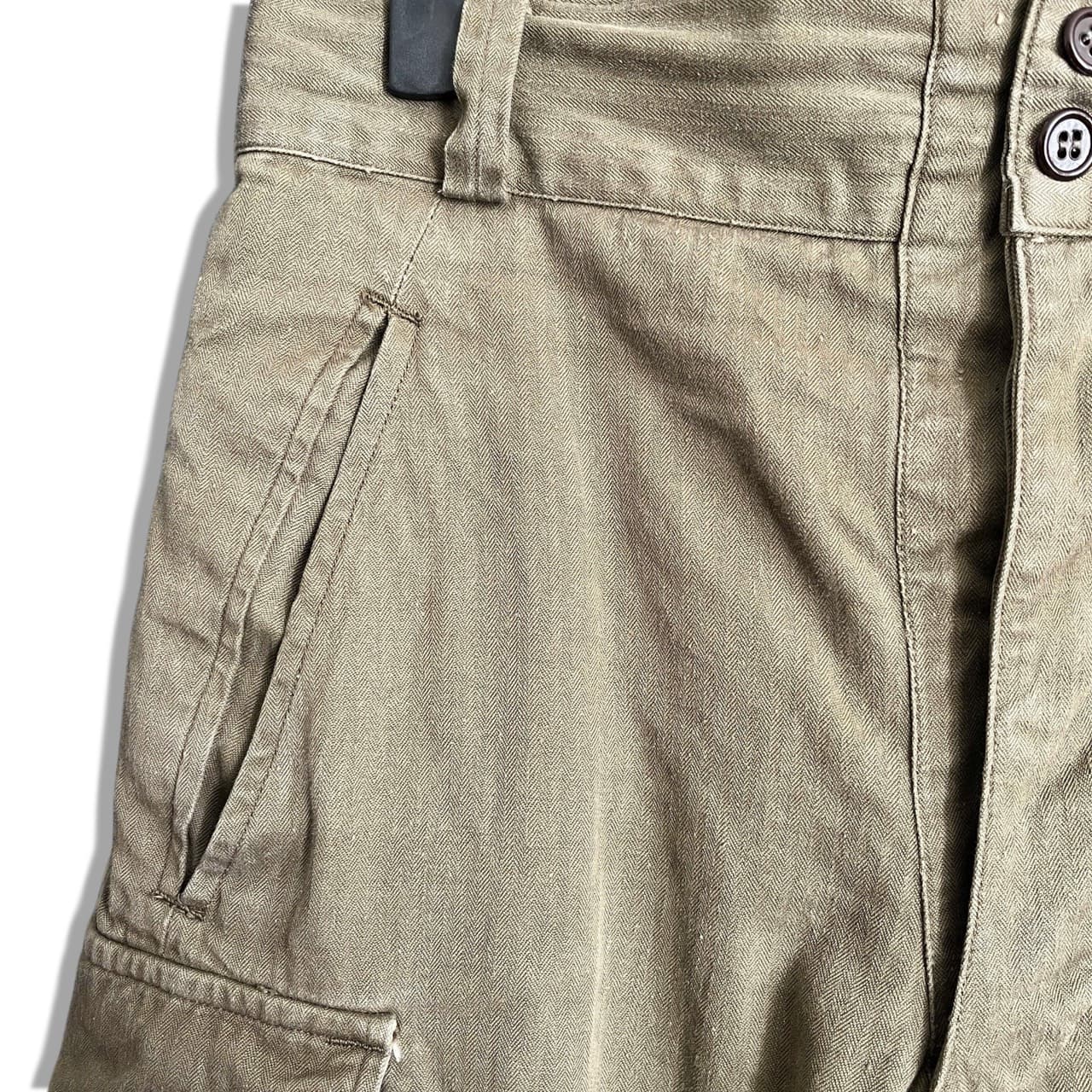 50s France Army M-47 HBT Cargo Pants 7